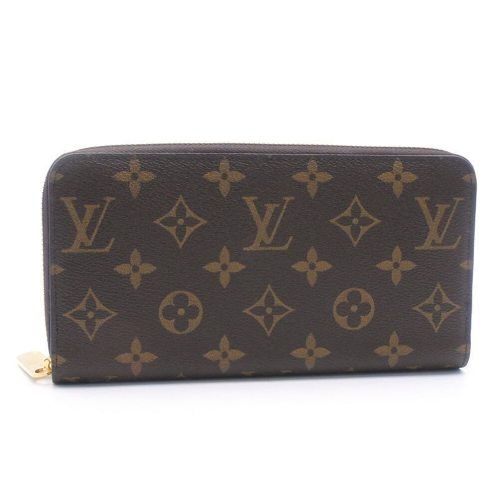 Louis Vuitton Zippy Wallet Monogram Tonic Lemon Limited Canvas Leather Brown